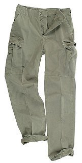 Брюки Mil-tec BDU R\S washed полевые olive