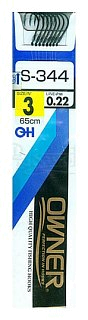 Крючки Owner с поводком S-344 №03 - фото 3