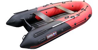 Лодка Хантер 380 красно-черный - фото 3