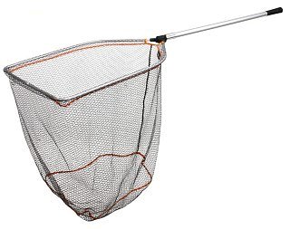 Подсачек Savage Gear pro folding rubber large mesh landing net L 65x50см - фото 1