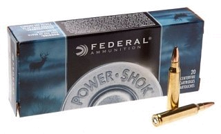 Патрон 243Win Federal SP power-shok 6,48г