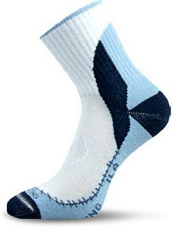 Носки Lasting ILA 503 cotton+polypropylene бело-голубой 