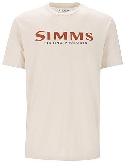 Футболка Simms Logo T-Shirt Natural 