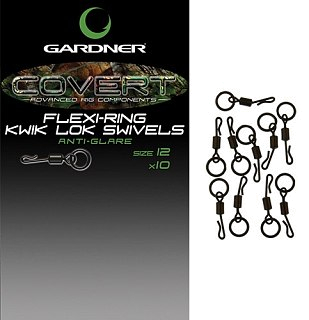 Вертлюгс быстросъемом Gardner Covert flexi-ring kwik lok anti glare №12 - фото 2