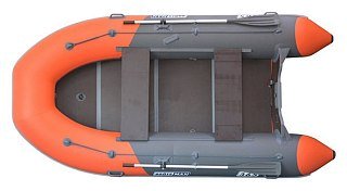 Лодка Boatsman BT365SK надувная графитово-оранжевый - фото 2