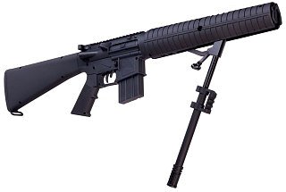 Винтовка Crosman MTR77 NP 4,5мм переломка пластик черный - фото 6