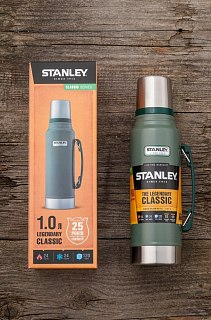 Термос Stanley Classic 1л темно-зеленый - фото 2