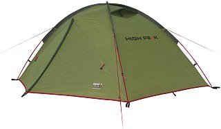 Палатка High Peak Woodpecker 3 зеленый/красный - фото 3