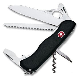 Нож Victorinox Forester One hand 111мм 14 функций черный