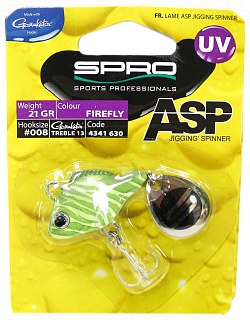 Тейл-спиннер SPRO ASP spinner UV firefly 21гр