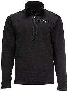 Пуловер Simms Thermal 1/4 Zip Top Black  - фото 1