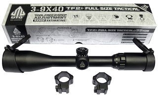 Прицел Leapers UTG True Hunter Classic 3-9x40 TF2+ Mil-Dot TS с кольцами 11 мм - фото 5