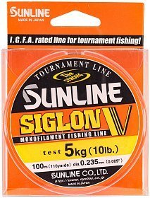 Леска Sunline Siglon V clear 100м 0,235мм 5кг