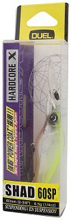 Воблер Yo-Zuri Duel hardcore X shad 60SP F1107-GPCL