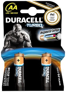 Батарейка Duracell Turbo LR6 AA уп.2шт