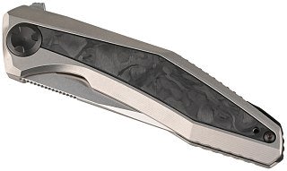 Нож Zero Tolerance складной сталь CPM-20CV рукоять титан карбон - фото 10