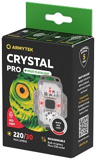Фонарь Armytek Crystal Pro желтый Com - фото 5