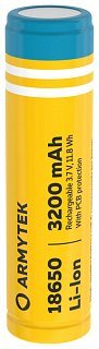 Аккумулятор Armytek Li-lon 18650 3200mAh с защитой Com