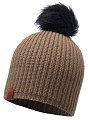 Шапка Buff Knitted hat adalwolf brown taupe