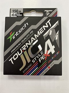 Шнур Intech Tournament jig style PE X4 150м 0,6 10lb 4,54кг multicolor - фото 3