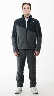 Джемпер Nautilus Keepler флисовый Dark Grey/Grey с принтом - фото 6