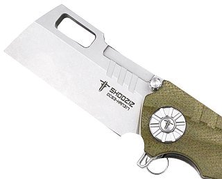 Нож SHOOZIZ HAN317-SB&GH складной DC53 рукоять G10+3D - фото 5