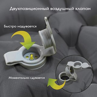 Коврик Talberg AIR GREY MAT 192х58х5серый - фото 11