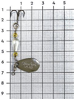Блесна Daiwa Silver creek spinner 4гр silver - фото 3