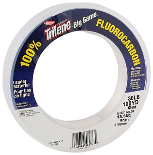 Поводковый материал Berkley Big Game Fluorocarbon Leaders Clear 90м 30Lb