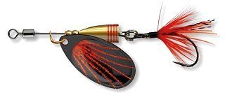 Блесна Cormoran Bullet UL2 №0 2,8гр черный/красный