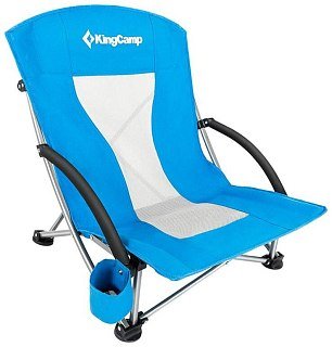 Кресло King Camp Portable Low Sling cталь 58х59х20/67 cyan
