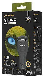 Фонарь Armytek Viking Pro Magnet USB белый Com - фото 3