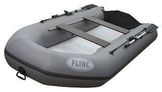 Лодка Flinc FT340LА надувная серый - фото 1