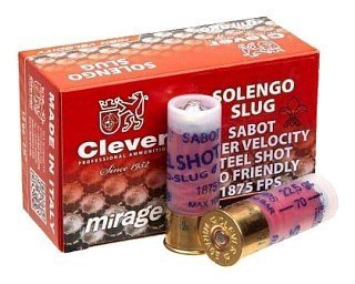 Патрон 12х70 Clever пуля Sabot Slug 22.5гр