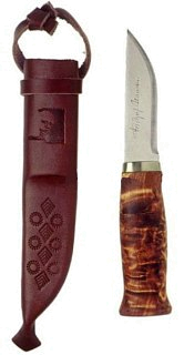 Нож Brusletto Nansen фикс. клинок дерево серебро - фото 2