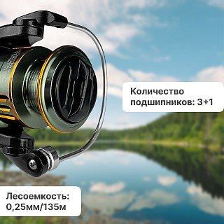 Катушка Riverzone Thunder GW1000 - фото 3