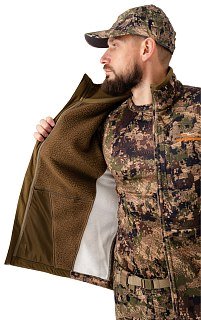 Куртка флисовая King Hunter Jacket camo green - фото 12