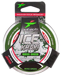 Леска Intech Khaki Ice moss green 30м 0.10мм 0.92кг - фото 1