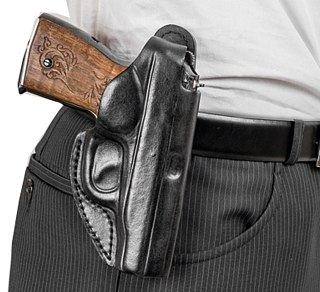 Кобура Хольстер Xopxe 1 поясная кожа черный - фото 3