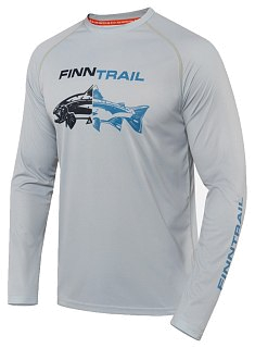 Лонгслив Finntrail Wave Fish 6611 Grey р.XL - фото 1