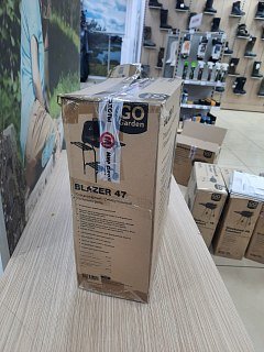 Гриль Go Garden Blazer 47 с полками и регулировкой стационарный черный - фото 8
