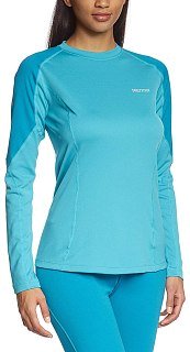 Термобелье Marmot W`ms Thermalclime pro crew ls верх sea breez/aq blue - фото 2