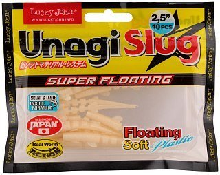 Приманка Lucky John слаги Pro series unagi slug 06.35/F33 10шт