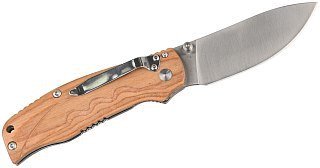 Нож Boker Magnum Pakka Hunter складной сталь  7CR17MOV рукоять дерево - фото 2