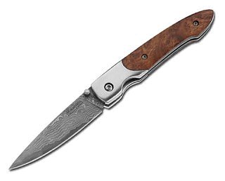 Нож Boker Senior складной клинок 7.7 см сталь дамаск