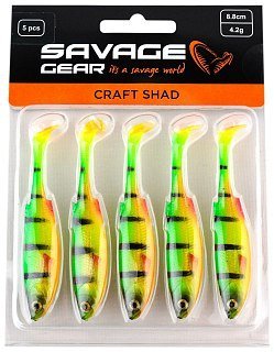 Приманка Savage Gear Craft shad 8,8см 4,2гр firetiger уп.5шт