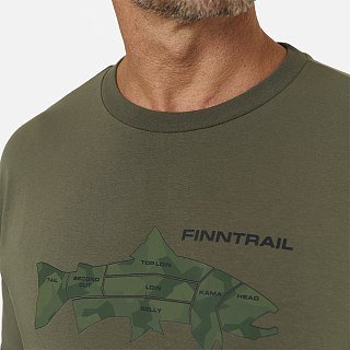 Футболка Finntrail Big Fish 6719 Khaki - фото 6