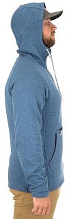 Толстовка Simms Vermilion Full-Zip Navy Heather  - фото 5