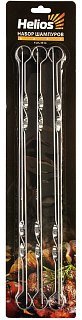 Набор шампуров Helios лайт в блистере 45 см 6 шт - фото 2