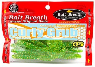 Приманка Bait Breath Curly Grub 4,5" Ur200 уп.8шт - фото 3